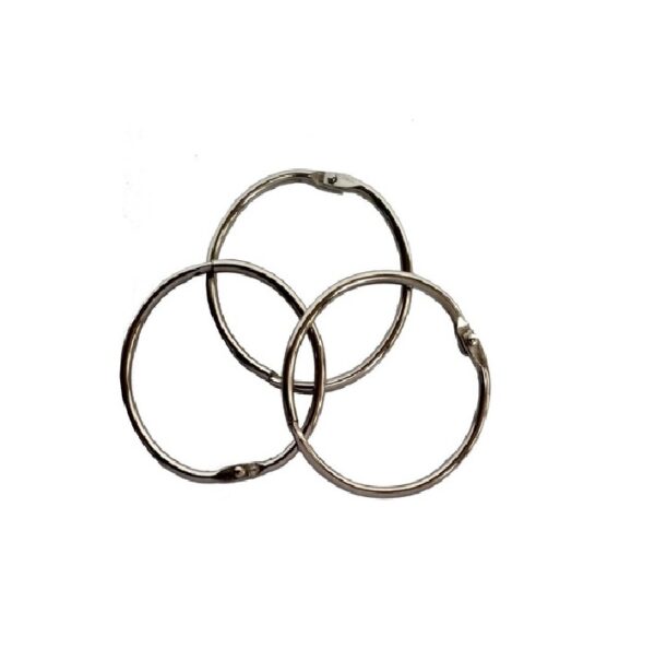 AROS PARA CARPETA METAL 40mm OLAMI CAJAx100