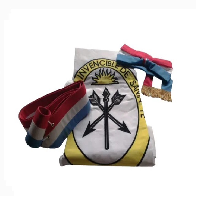 BANDERAS CEREMONIA SANTA FE 90x140cm BORDADA