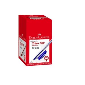 BOLIGRAFOS FABER-CASTELL TRILUX 032 MEDIO CRISTAL Azul