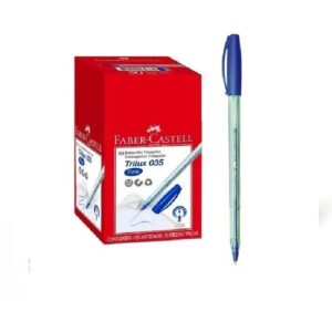 BOLIGRAFOS FABER-CASTELL TRILUX 035 FINO CRISTAL Azul