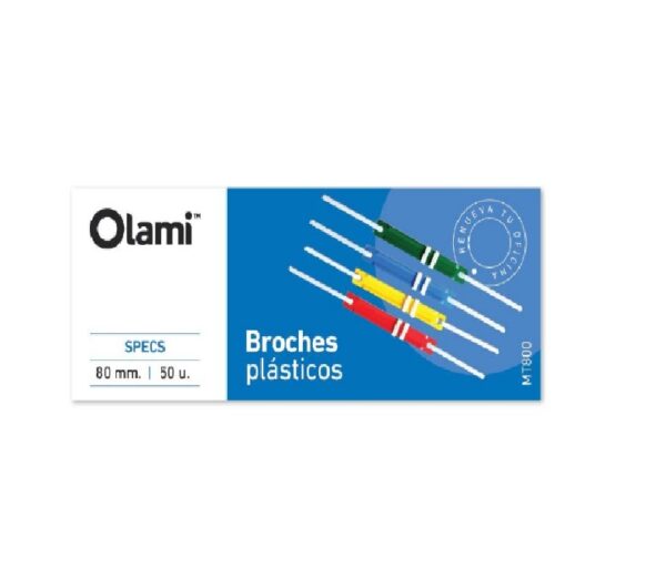 BROCHES NEPACO PLASTICO CAJAx50