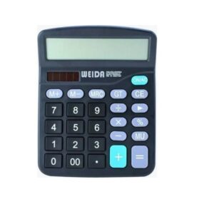 CALCULADORA DE ESCRITORIO 15x12 CM 12 DIGITOS WT39 WEIDA