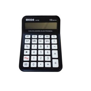 CALCULADORA DE ESCRITORIO 22X15 CM 12 DIGITOS RETROCESO WT87