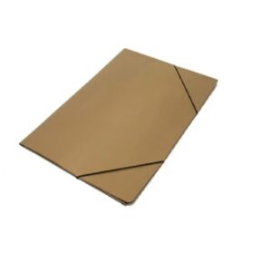 CARPETAS CON ELASTICO 3 SOLAPAS 35x50 MARRON