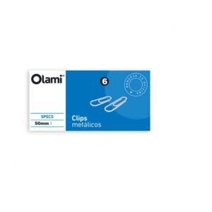 CLIPS No 6 (50mm) NIQUELADOS CAJAx50