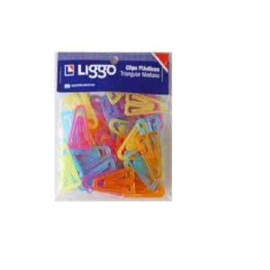 CLIPS PLASTICOS TRIANGULAR MEDIANO LIGGO BLISTERx50 CLIPS