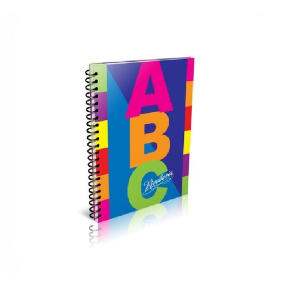 CUADERNOS ESPIRAL 21x27cm  60 HOJ.CUADRIC. TAPA DURA RIVADAVIA-ABC