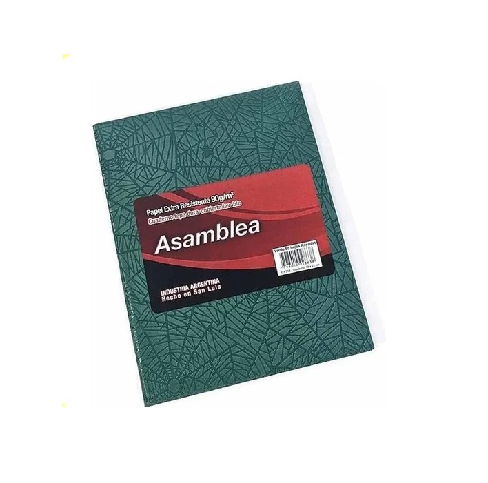 CUADERNOS TAPA DURA 19x23 98 HOJ.RAY. No 3 ARANA ASAMBLEA