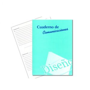 CUADERNOS TAPA BLANDA 16x21 COMUNICACIONES 24 HOJAS DISENO