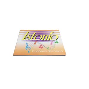 CUADERNOS TAPA BLANDA 16x21 PENTAGRAMADO 18 HOJAS APAISADAS