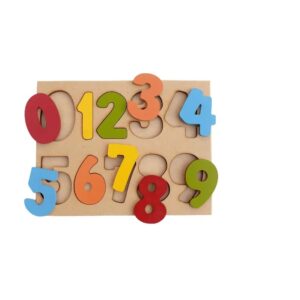 DIDACTICOS MADERA NUMEROS (0 AL 9) 22x17cm