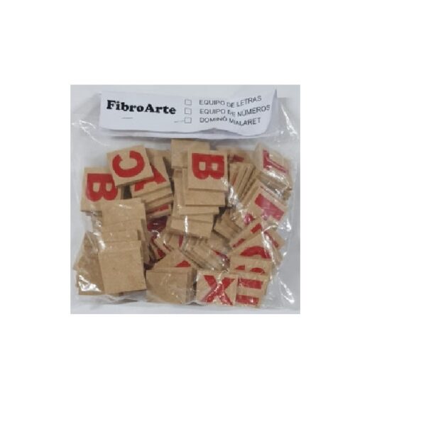 DIDACTICOS EQUIPO DE LETRAS FIBROFACIL 32x32 mm