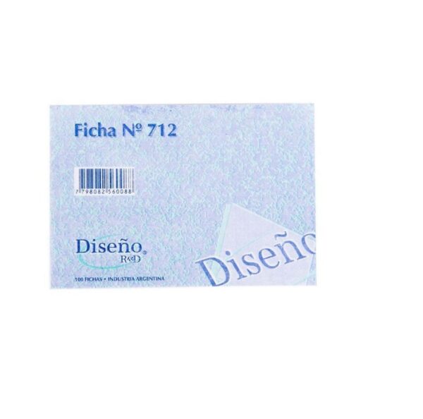 FICHAS CTA.CTE. No2 X 100 FICHAS 15x10 CM