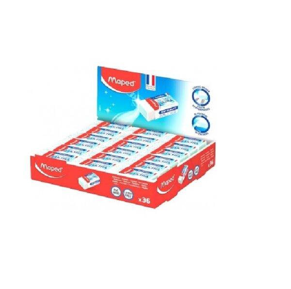 GOMAS BORRAR LAPIZ/TINTA MAPED TECHNIC DUO CAJAx36