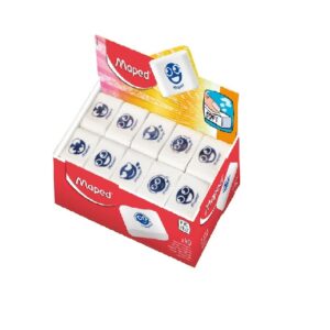 GOMAS BORRAR LAPIZ BLANCA SOFT ESSENTIALS MAPED CAJAx40 (Ex Domino)