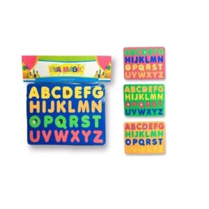 DIDACTICOS GOMA EVA ABECEDARIO IMPRENTA MAYUSCULA 46mm 44 LETRAS