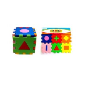 DIDACTICOS GOMA EVA MINI CUBO GEOMETRICO 21x13cm