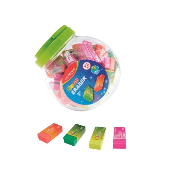 GOMAS BORRAR LAPIZ FANTASIA MINI PASTEL POTEx72 KEYROAD