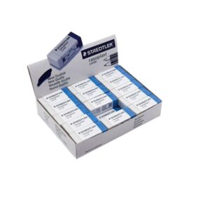 GOMAS BORRAR LAPIZ/TINTA STAEDTLER 526-BT BLANCA/GRIS CAJAx30