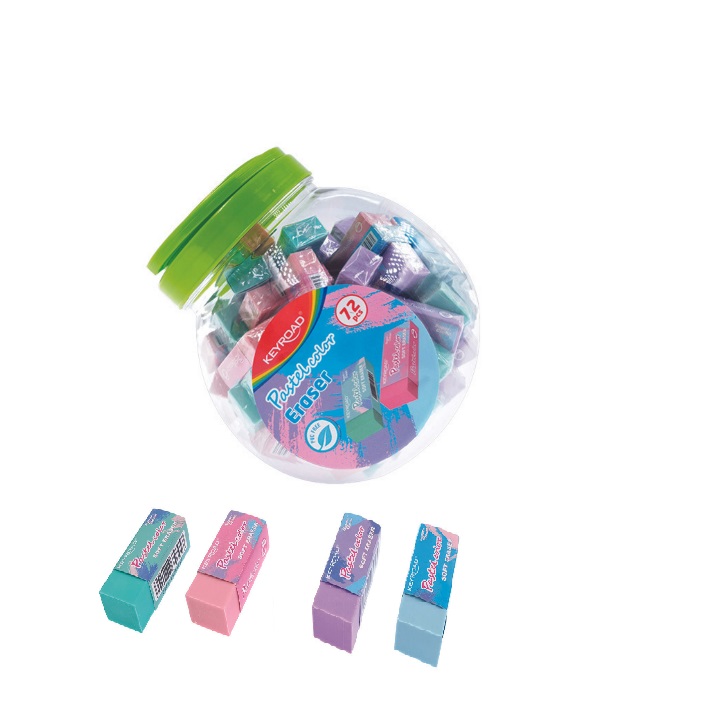 GOMAS BORRAR LAPIZ FANTASIA MINI NEON POTEx72 KEYROAD