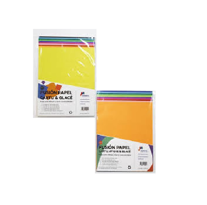 CARTULINAS PARA MANUALIDADES KIT CARTULINAS/AFICHES/GLACE FUSION