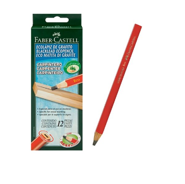 LAPIZ NEGRO _CARPINTERO ECOLAPIZ 2835 FABER-CASTELL