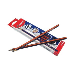 LAPIZ NEGRO 2B PLASTIC MAPED