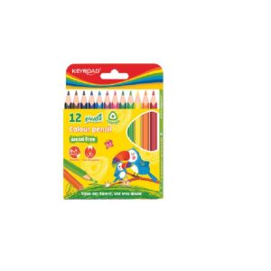 LAPICES COLORES 12 CORTOS KEYROAD