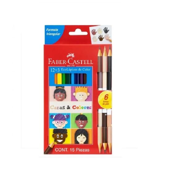 LAPICES COLORES 12 LARGOS FABER-CASTELL