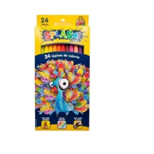LAPICES COLORES 24 LARGOS SPLASH