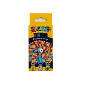 LAPICES COLORES  6 CORTOS SPLASH