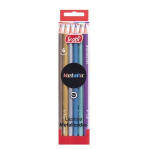 LAPICES COLORES FANTASIA METALLIC TRABI BLISTERx6