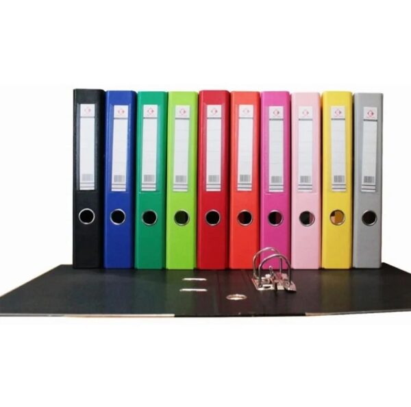 REGISTRADORES OFICIO LOMO ANGOSTO PVC FORRADO THE PEL