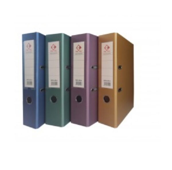 REGISTRADORES OFICIO LOMO ANGOSTO PVC FORRADO THE PEL METALIZADOS