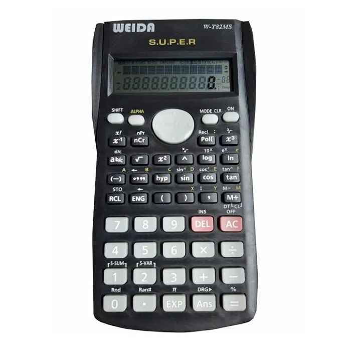 CALCULADORA CIENTIFICA WEIDA WT88C WT82 240 FUNCIONES 12 DIG (CON 2:AA
