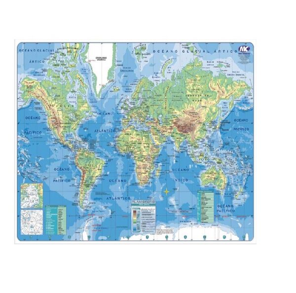 MAPAS  PICTORICO N? 6 ARGENTINA FISICO/POLITICO MUNDO CARTOGRAFICO SOB