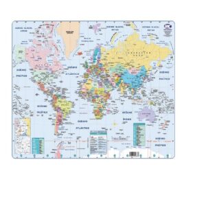 MAPAS  PICTORICO N? 6 AMERICA POLITICO MUNDO CARTOGRAFICO SOBRE