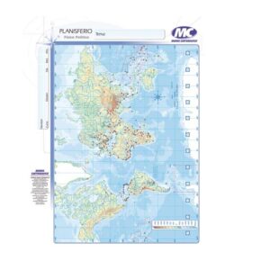 MAPAS  CARTA AFRICA FISICO/POLITICO MUNDO CARTOGRAFICO SOBREX40