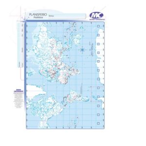 MAPAS  CARTA AFRICA POLITICO MUNDO CARTOGRAFICO SOBREx40