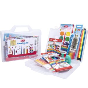 MARCADORES VALIJA KIT MARCAD+LAPICES+LIBRITO+GOMA+SACAP... TRABI