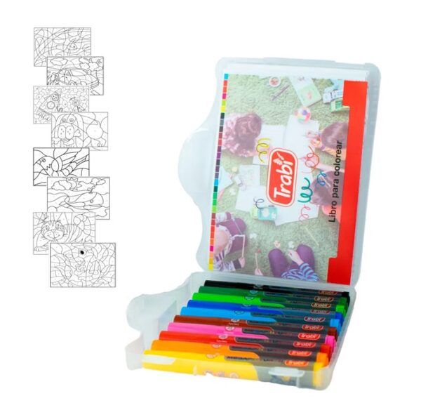 MARCADORES VALIJA KIT NUMBERS 10 MEGAPINTURONES+8 LAMINAS+1 LIBRO TRAB