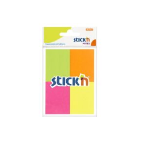 NOTAS AUTOADHESIVAS 38x50mm 200 HOJAS 4 COLORES FLUO STICKN 21091