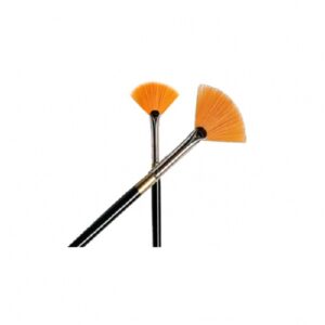 PINCELES ABANICO CERDA No 04 MANGO NEGRO AD-588