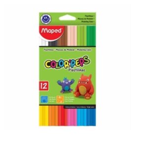 PLASTILINA CAJAx12 PANCITOS DE 20 GRS. MAPED