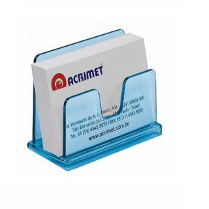 PORTA TARJETAS ACRILICO SOBRE ESCRITORIO LIGGO