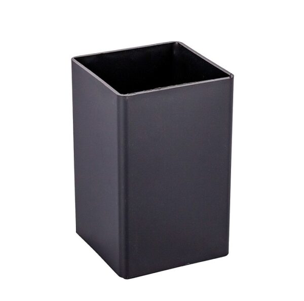 PORTA LAPICES CUADRADO NEGRO 10x6cm