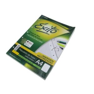 REPUESTOS HOJAS A4  48 HOJ.RAYADAS BANDA REFORZ EXITO