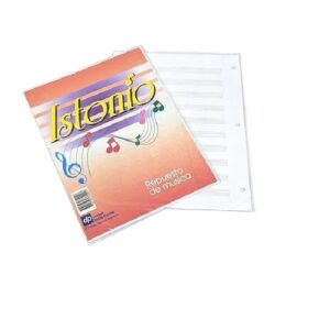 REPUESTOS HOJAS PENTAGRAMADAS A4 PAQx20 HOJAS