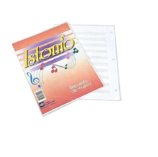 REPUESTOS HOJAS PENTAGRAMADAS A4 PAQx20 HOJAS