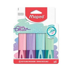 RESALTADORES MAPED PUNTA CHATA GLITTER BLISTERx4